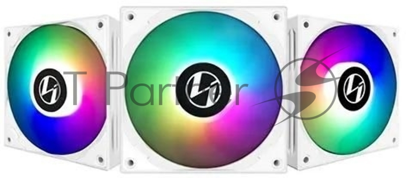 Вентилятор для корпуса Lian-Li ST120 ARGB 120х120x25 белый 4-pin 32.0дБ (упак.:3шт) (G99.12ST3W.00) Ret