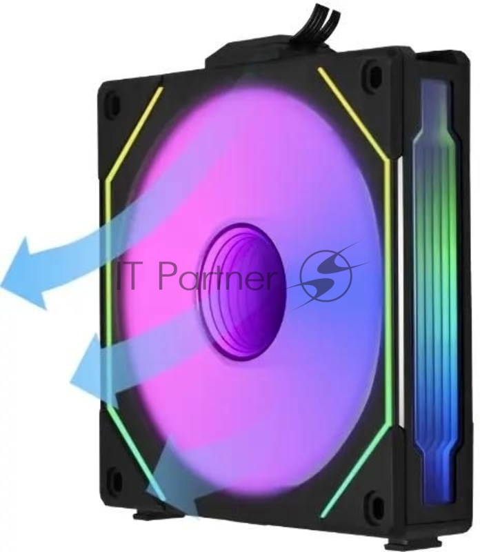 Вентилятор для корпуса Lian-Li Uni Fan SL-INF 140 Reverse ARGB 140х140x25 черный 4-pin 28дБ (G99.14RSLIN1B.00) Ret