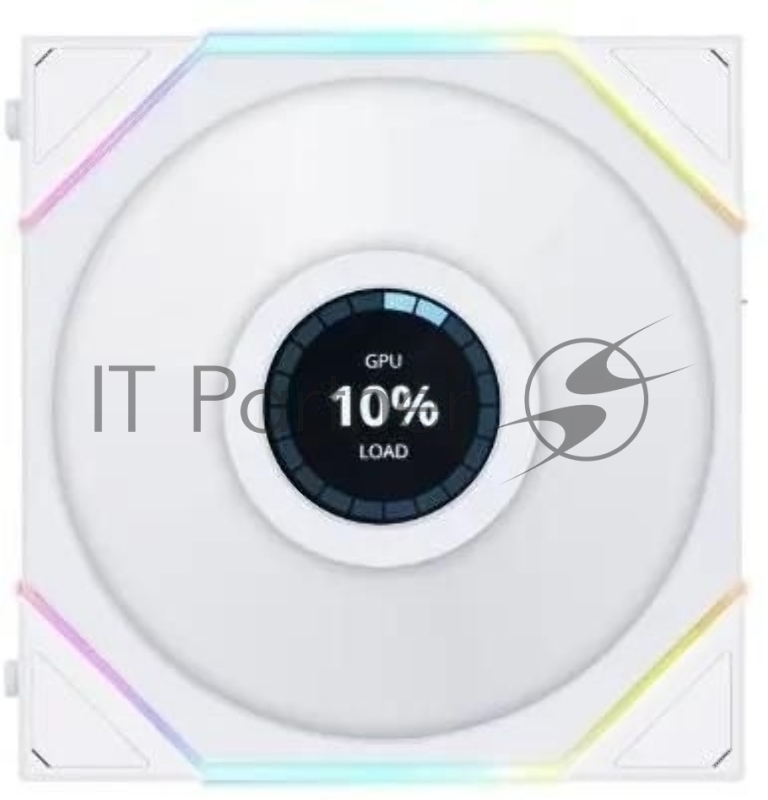 Вентилятор для корпуса Lian-Li Uni Fan TL 120 LCD Reverse ARGB 120х120x28 белый 7-pin 31дБ (G99.12RTLLCD1W.00) Ret