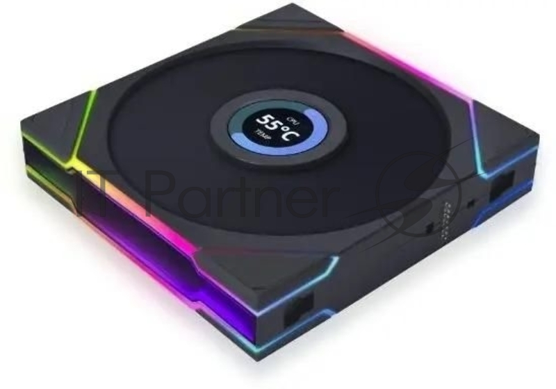 Вентилятор для корпуса Lian-Li Uni Fan TL 140 LCD Reverse ARGB 140х140x28 черный 7-pin 29.4дБ (G99.14RTLLCD1B.00) Ret