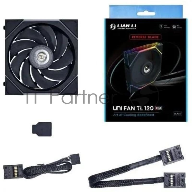 Вентилятор для корпуса Lian-Li Uni Fan TL 120 Reverse ARGB 120х120x28 черный 7-pin 34дБ (G99.12RTL1B.00) Ret