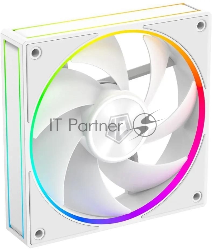 Вентилятор для корпуса ID-Cooling AF-127-ARGB-W Trio ARGB 120х120x27 белый 4-pin 30дБ (упак.:3шт) Ret