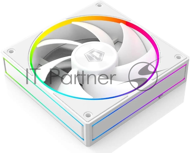 Вентилятор для корпуса ID-Cooling AF-127-ARGB-W Trio ARGB 120х120x27 белый 4-pin 30дБ (упак.:3шт) Ret