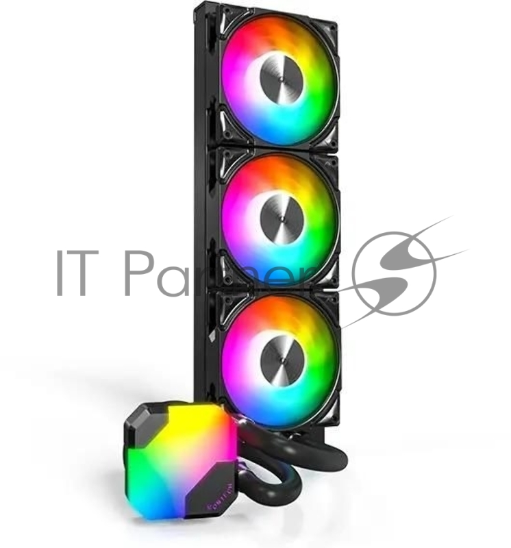 Система водяного охлаждения MONTECH HyperFlow 360 ARGB Soc-AM5/AM4/1151/1200/2066/1700 черный 4-pin Al+Cu Ret (HYPERFLOW ARGB 360 BLACK)