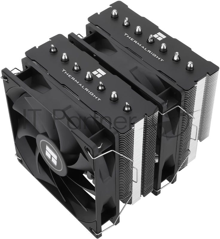 Устройство охлаждения(кулер) Thermalright Phantom Spirit 120 SE Soc-AM5/AM4/1151/1200/1700 черный 4-pin 25.6dB Al+Cu 765gr Ret (PS120-SE)