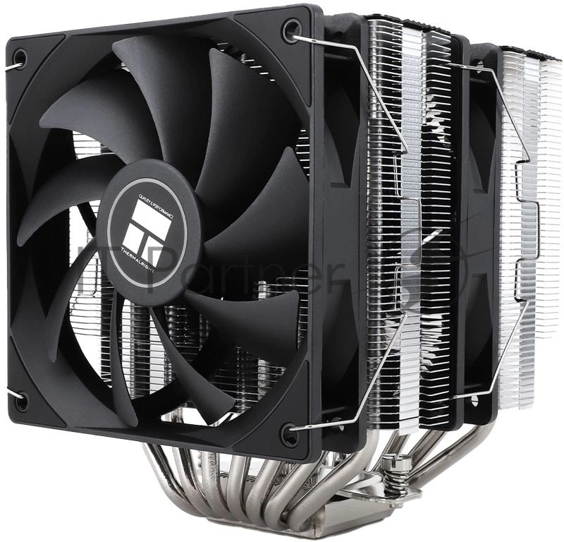 Устройство охлаждения(кулер) Thermalright Phantom Spirit 120 Soc-AM5/AM4/1151/1200/1700 черный 4-pin 25.6dB Al+Cu 535gr Ret (PS120)