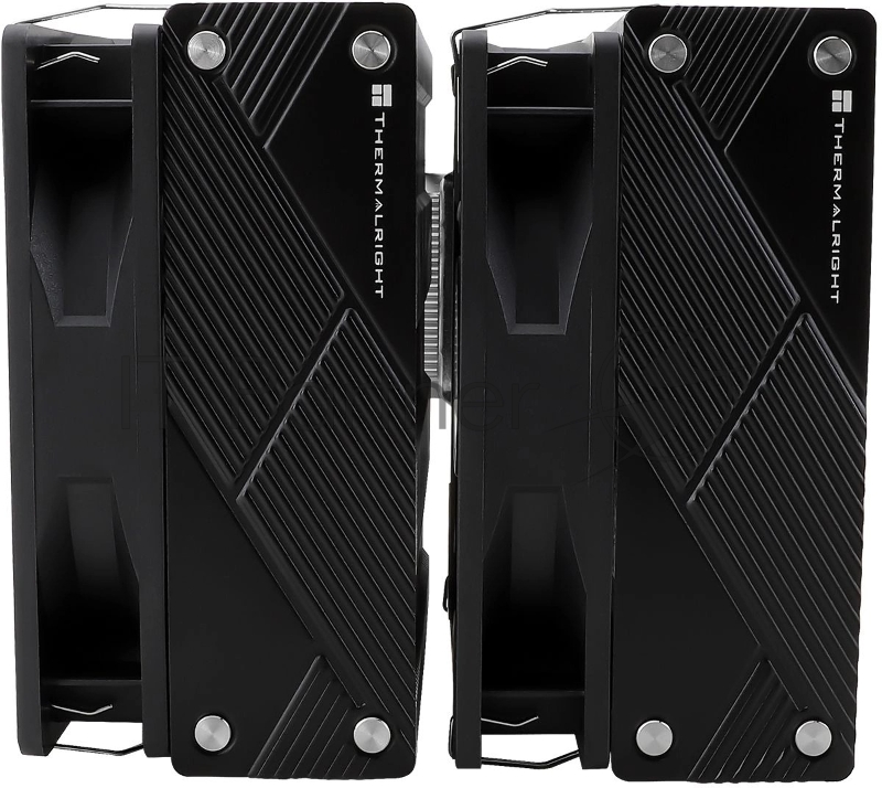 Устройство охлаждения(кулер) Thermalright Phantom Spirit 120 Soc-AM5/AM4/1151/1200/1700 черный 4-pin 25.6dB Al+Cu 535gr Ret (PS120)