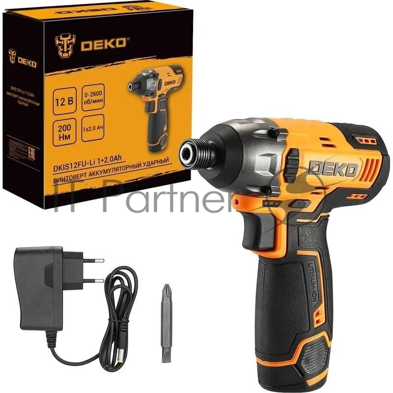 Винтоверт Deko DKIS12FU-Li 12Вт аккум. (085-1110)