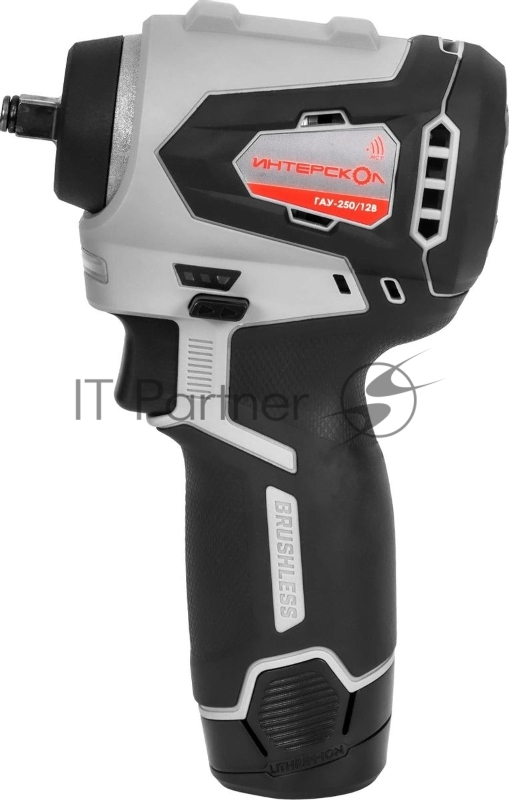 Гайковерт Интерскол ГАУ-250/12ВЭ аккум. патрон:квад.3/8 (кейс в комплекте) (804.2.2.70)