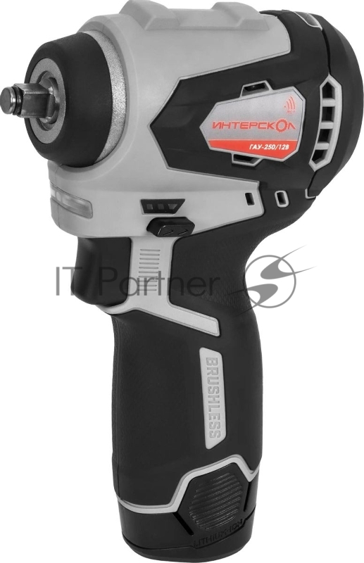 Гайковерт Интерскол ГАУ-250/12ВЭ аккум. патрон:квад.3/8 (кейс в комплекте) (804.2.2.70)
