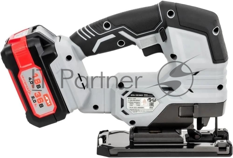 Лобзик Интерскол МПА-125/36ВЭ 3000ходов/мин от аккумулятора (кейс в комплекте)