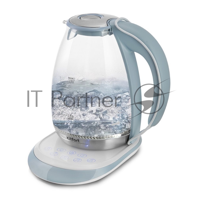 Чайник электрический Kitfort КТ-6670 голубой