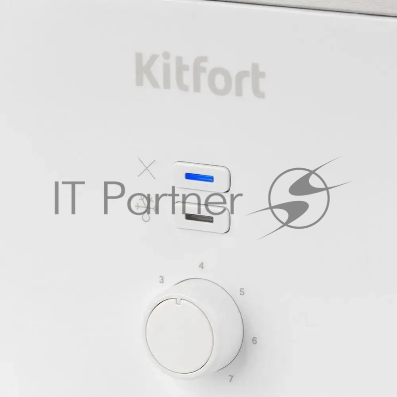 Тостер Kitfort КТ-4025 белый/стальной