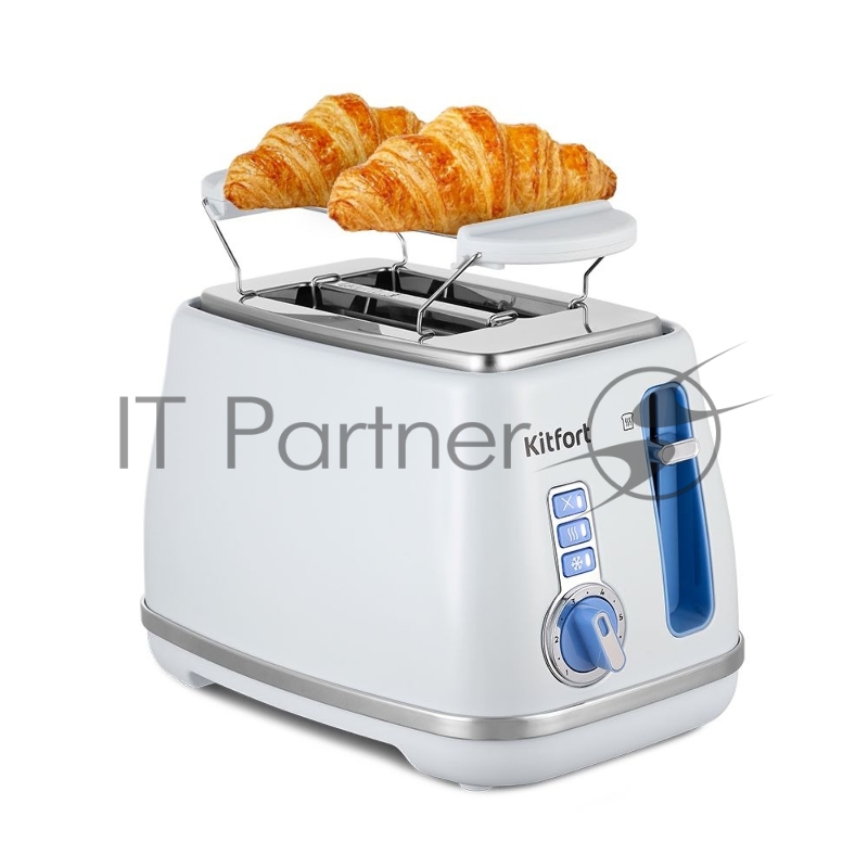 Тостер Kitfort КТ-6213 белый/черный