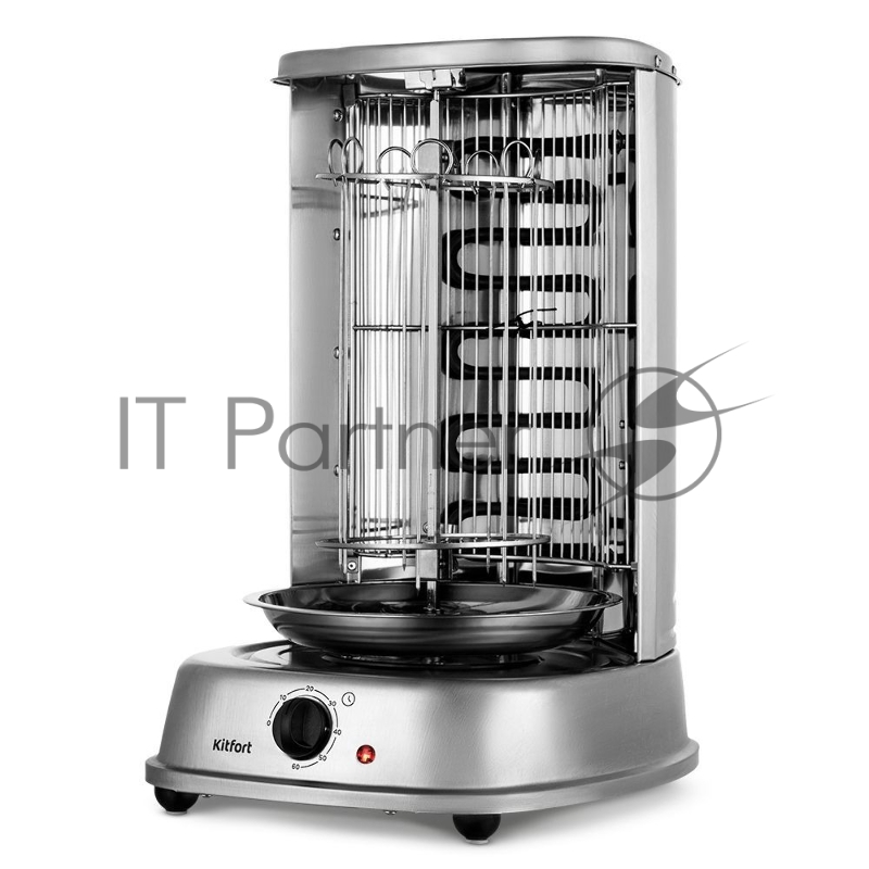 Электрогриль Kitfort КТ-1410 серебристый