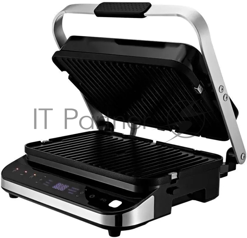 Электрогриль Kitfort КТ-1682 черный/серебристый