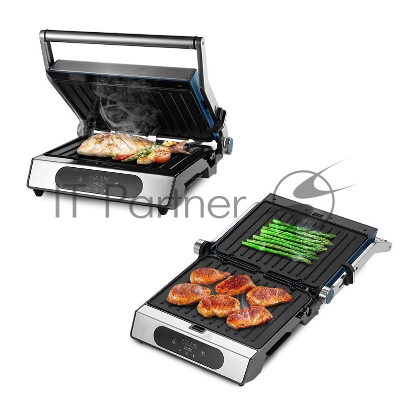 Электрогриль Kitfort КТ-3628 серебристый