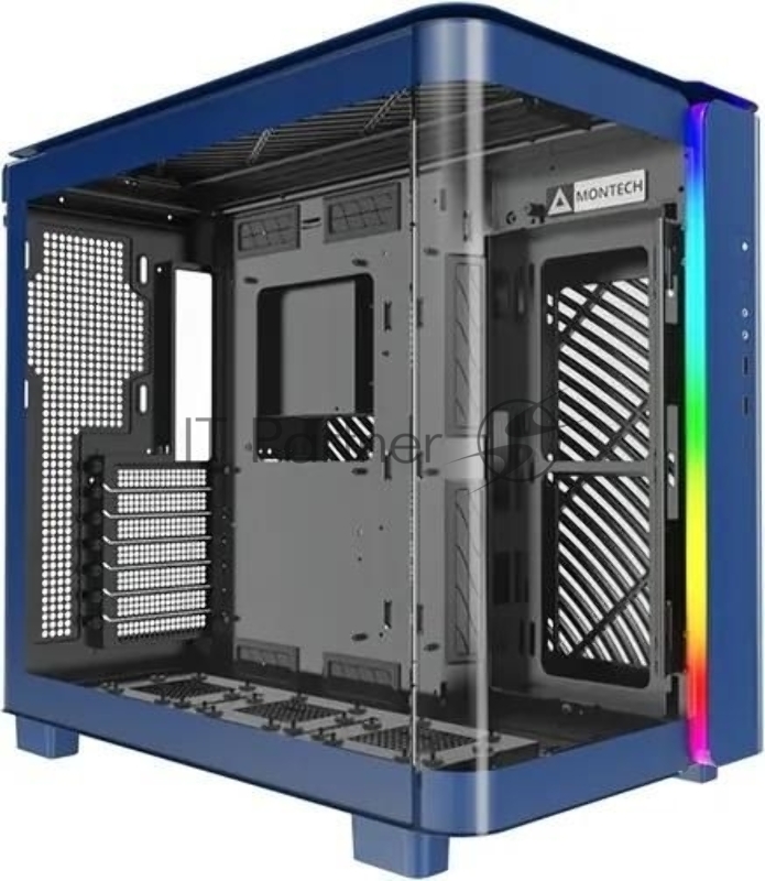 Корпус Montech King 95 голубой без БП ATX 2xUSB3.0 1xUSB3.1 audio bott PSU