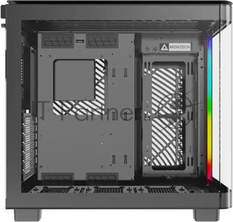 Корпус Montech King 95 черный без БП ATX 2xUSB3.0 1xUSB3.1 audio bott PSU