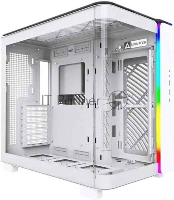 Корпус Montech King 95 белый без БП ATX 2xUSB3.0 1xUSB3.1 audio bott PSU