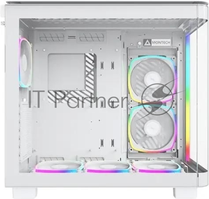 Корпус Montech King 95 Pro белый без БП ATX 4x120mm 2x140mm 2xUSB3.0 1xUSB3.1 audio bott PSU