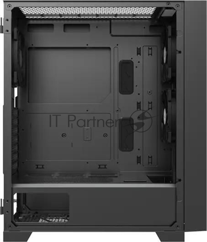 Корпус Montech AIR 1000 LITE черный без БП ATX 1x120mm 3x140mm 2xUSB3.0 1xUSB3.1 audio bott PSU
