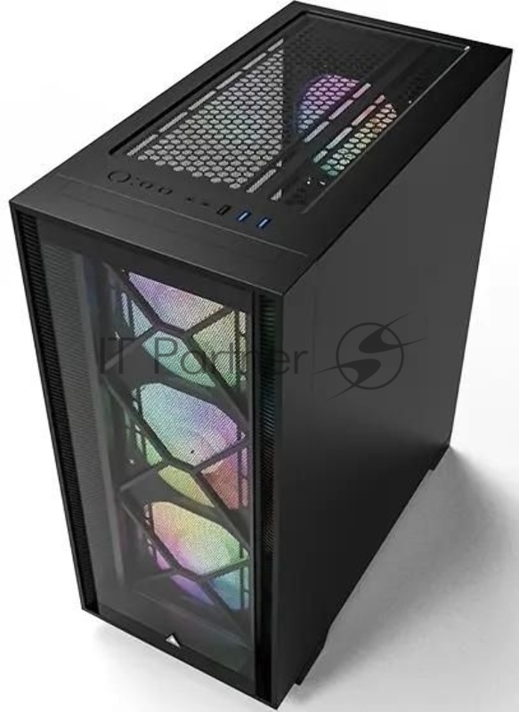 Корпус Montech AIR 1000 PREMIUM черный без БП ATX 1x120mm 3x140mm 2xUSB3.0 audio bott PSU