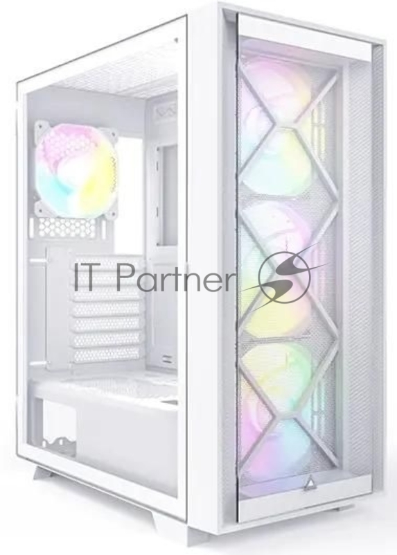 Корпус Montech AIR 1000 PREMIUM белый без БП ATX 1x120mm 3x140mm 2xUSB3.0 1xUSB3.1 audio bott PSU