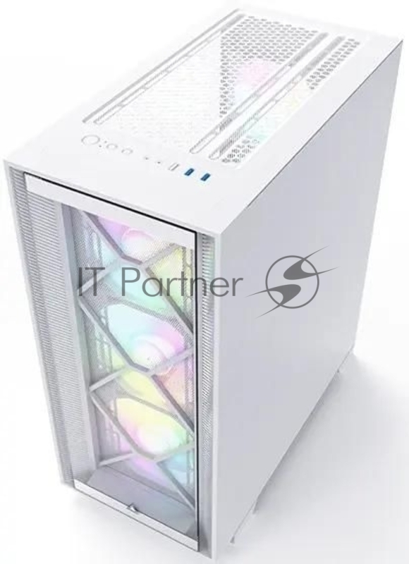 Корпус Montech AIR 1000 PREMIUM белый без БП ATX 1x120mm 3x140mm 2xUSB3.0 1xUSB3.1 audio bott PSU