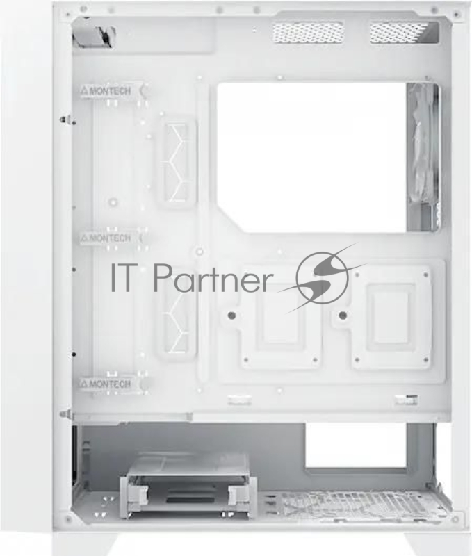 Корпус Montech AIR 1000 LITE белый без БП ATX 1x120mm 3x140mm 2xUSB3.0 1xUSB3.1 audio bott PSU