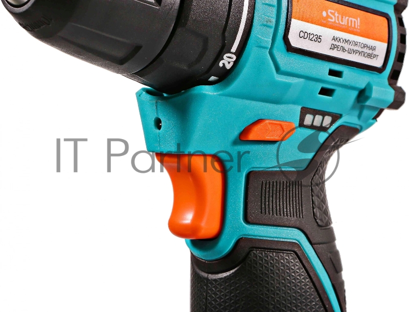 Дрель-шуруповерт Sturm! CD1235 аккум. патрон:быстрозажимной