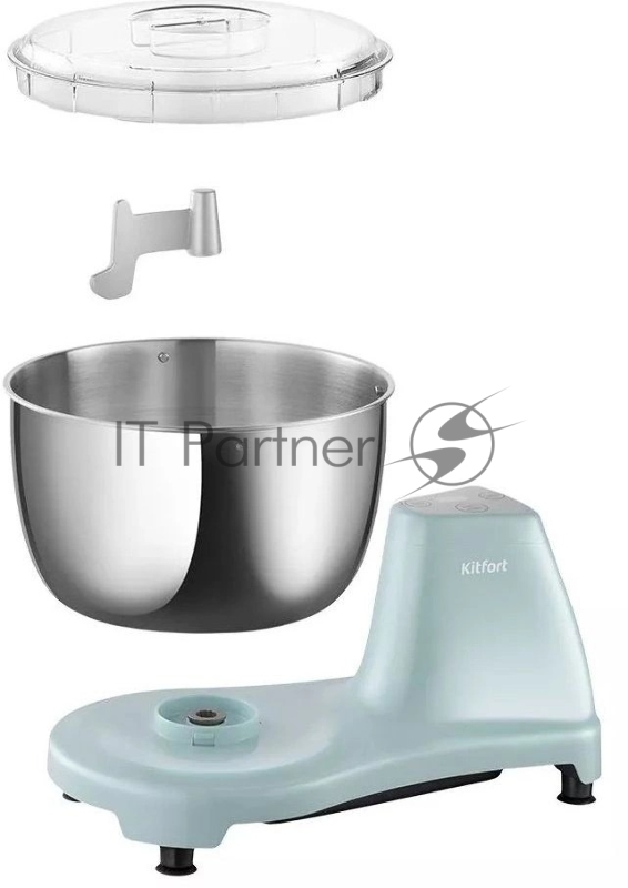 Миксер планетарный Kitfort КТ-3498 480Вт голубой