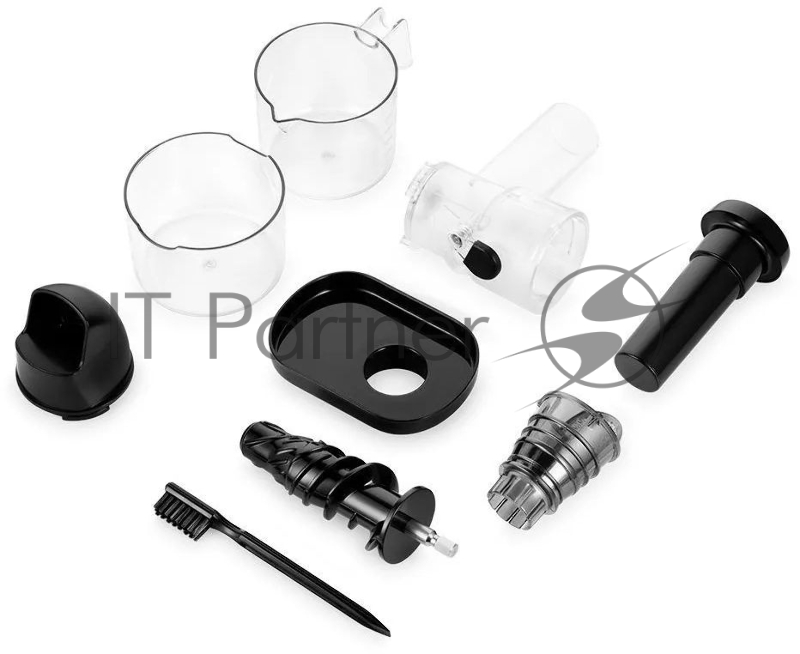 Соковыжималка шнековая Kitfort КТ-1140 150Вт рез.сок.:500мл. черный/нержавеющая сталь