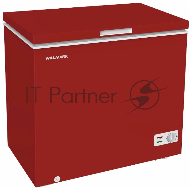Морозильный ларь WILLMARK CF-310CS красный 305л