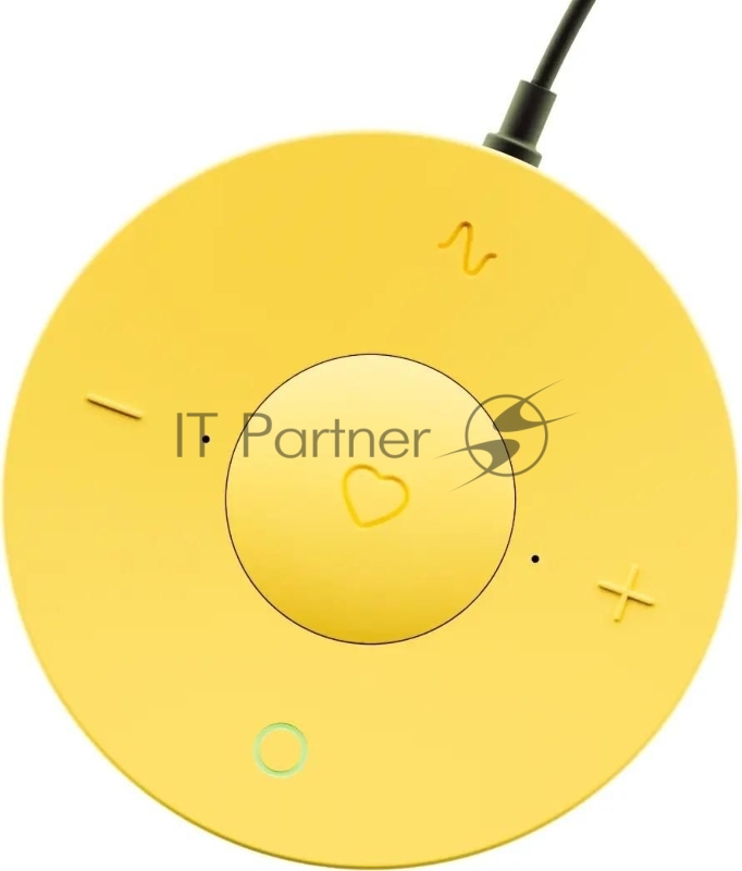 Умная колонка Sber Boom Mini SBDV-00095 Салют желтый 5W 1.0 BT/Wi-Fi (SBDV-00095Y)