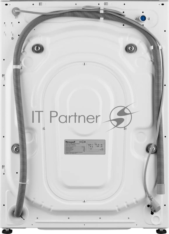 Встраиваемая стиральная машина Weissgauff WMI 6147 Inverter Steam класс:A+++, загрузка до 7кг, отжим:1400об/мин, белый