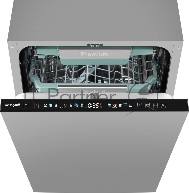 Встраиваемая посудомоечная машина Weissgauff BDW 4160 Ultra Real Autoopen Infolight, узкая