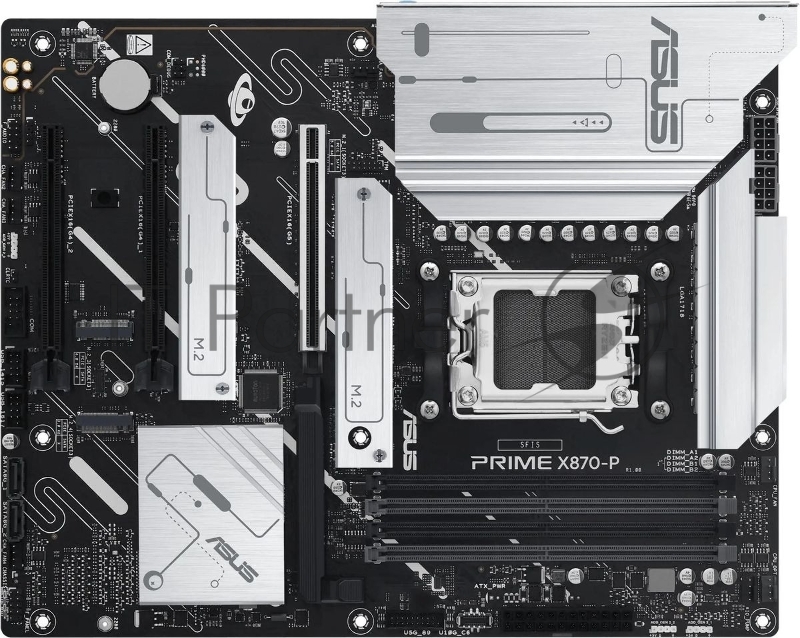 Материнская плата Asus PRIME X870-P SocketAM5 AMD X870 4xDDR5 ATX AC`97 8ch(7.1) 2.5Gg RAID+HDMI