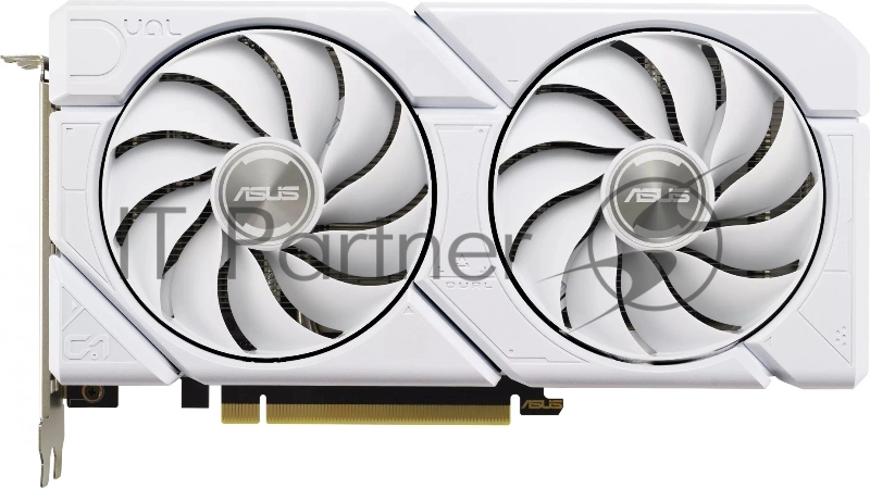 Видеокарта Asus PCI-E 4.0 DUAL-RTX4060-O8G-EVOWHITE NVIDIA GeForce RTX 4060 8Gb 128bit GDDR6 2505/17000 HDMIx1 DPx3 HDCP Ret