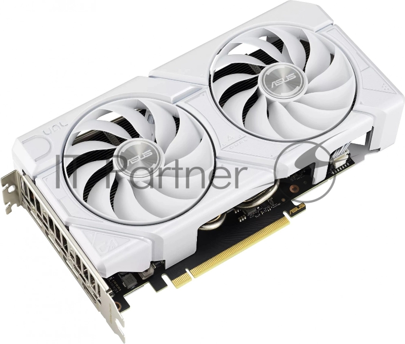 Видеокарта Asus PCI-E 4.0 DUAL-RTX4060-O8G-EVOWHITE NVIDIA GeForce RTX 4060 8Gb 128bit GDDR6 2505/17000 HDMIx1 DPx3 HDCP Ret