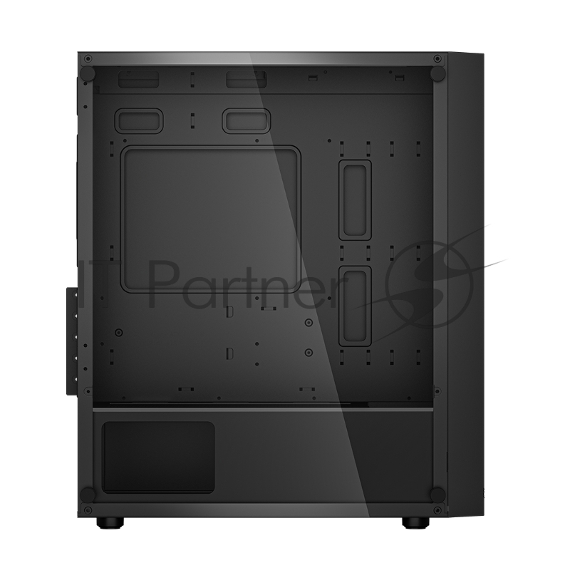 Корпус без блока питания/ PCCOOLER C3B310 BK, Mesh Mid Tower, Black, TG, 0.4 SPCC, no fans mATX, mITX 160/340/170mm 1x2.5, 2x3.5, 5xPCI 2xUSB-A 2.0, 1xUSB-A 3.0 386x200x440mm