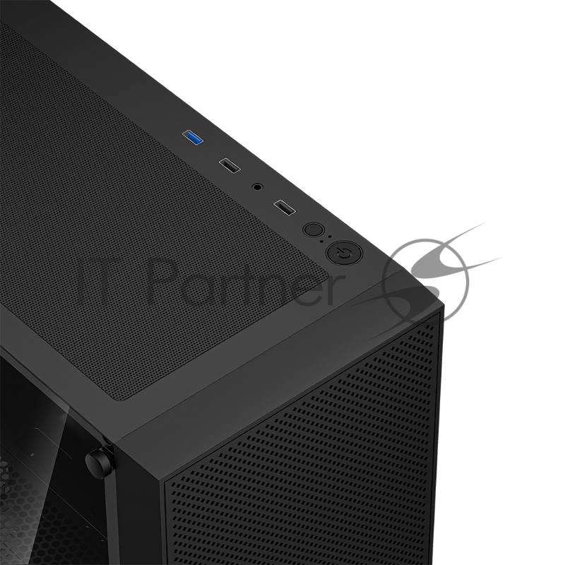 Корпус без блока питания/ PCCOOLER C3B310 BK, Mesh Mid Tower, Black, TG, 0.4 SPCC, no fans mATX, mITX 160/340/170mm 1x2.5, 2x3.5, 5xPCI 2xUSB-A 2.0, 1xUSB-A 3.0 386x200x440mm