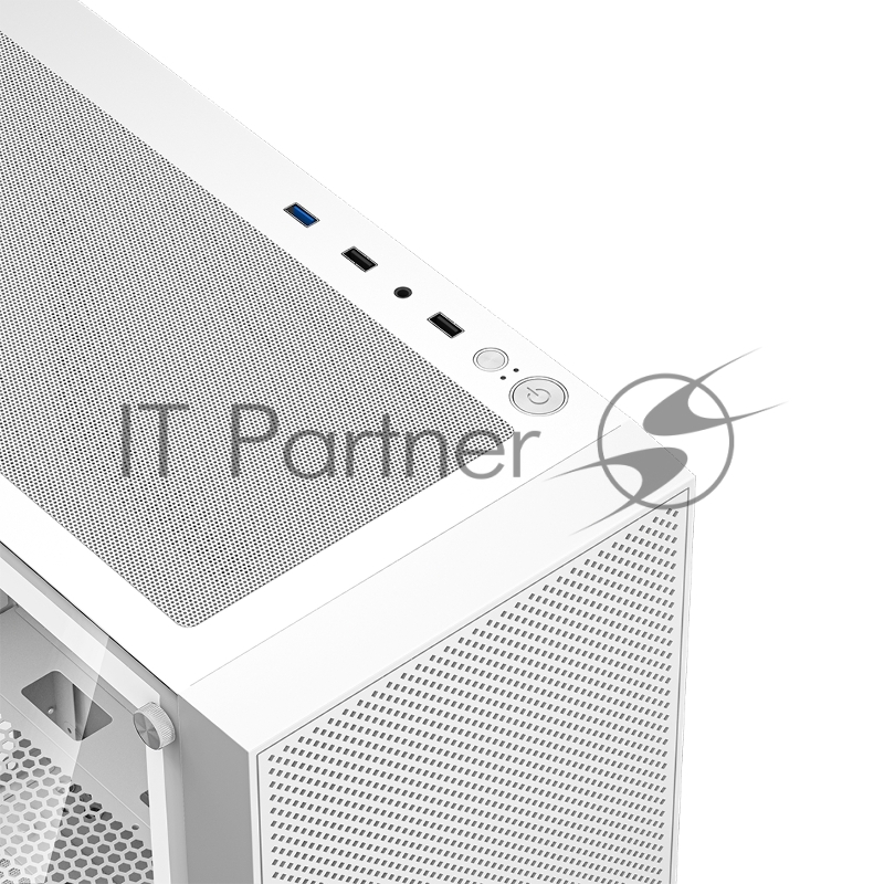 Корпус без блока питания/ PCCOOLER C3B310 WH, Mesh Mid Tower, White, TG, 0.4 SPCC, no fans mATX, mITX 160/340/170mm 1x2.5, 2x3.5, 5xPCI 2xUSB-A 2.0, 1xUSB-A 3.0 386x200x440mm