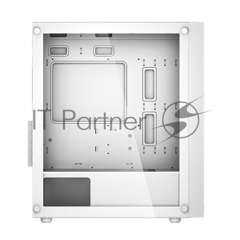 Корпус без блока питания/ PCCOOLER C3B310 WH, Mesh Mid Tower, White, TG, 0.4 SPCC, no fans mATX, mITX 160/340/170mm 1x2.5, 2x3.5, 5xPCI 2xUSB-A 2.0, 1xUSB-A 3.0 386x200x440mm