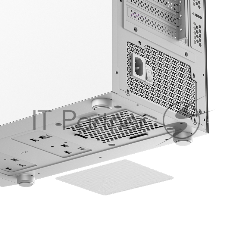 Корпус без блока питания/ PCCOOLER C3B310 WH, Mesh Mid Tower, White, TG, 0.4 SPCC, no fans mATX, mITX 160/340/170mm 1x2.5, 2x3.5, 5xPCI 2xUSB-A 2.0, 1xUSB-A 3.0 386x200x440mm