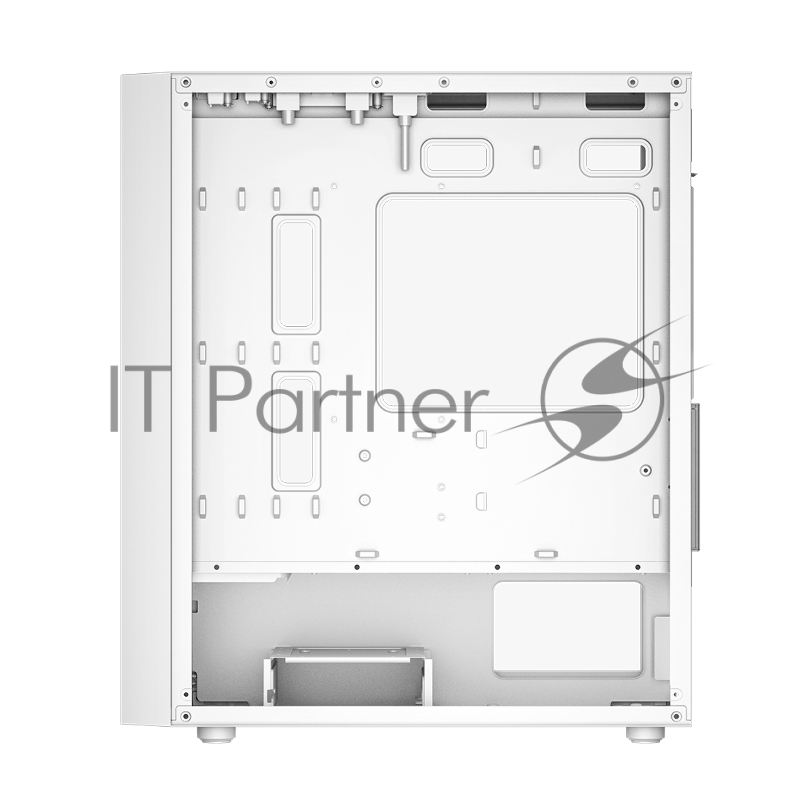 Корпус без блока питания/ PCCOOLER C3B310 WH, Mesh Mid Tower, White, TG, 0.4 SPCC, no fans mATX, mITX 160/340/170mm 1x2.5, 2x3.5, 5xPCI 2xUSB-A 2.0, 1xUSB-A 3.0 386x200x440mm