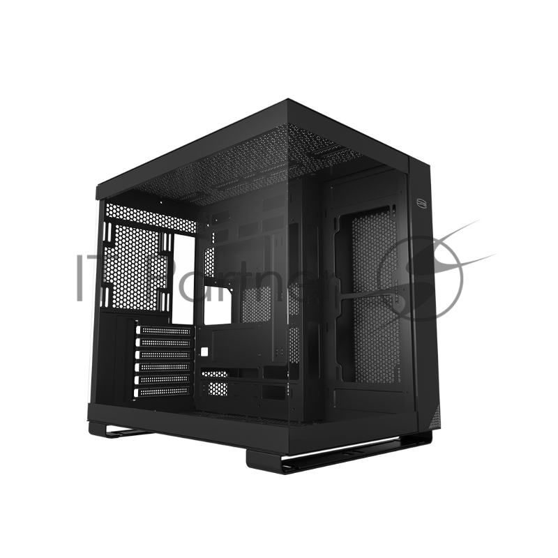 Корпус без блока питания/ PCCOOLER C3 T500 BK, Panoramic Mid Tower, Black, TG, 0.7 SPCC, no fans ATX, mATX, mITX 175/400/200mm 1x2.5, 2x3.5, 6xPCI 1xUSB-C 3.1, 2xUSB-A 3.0 415x295x368mm