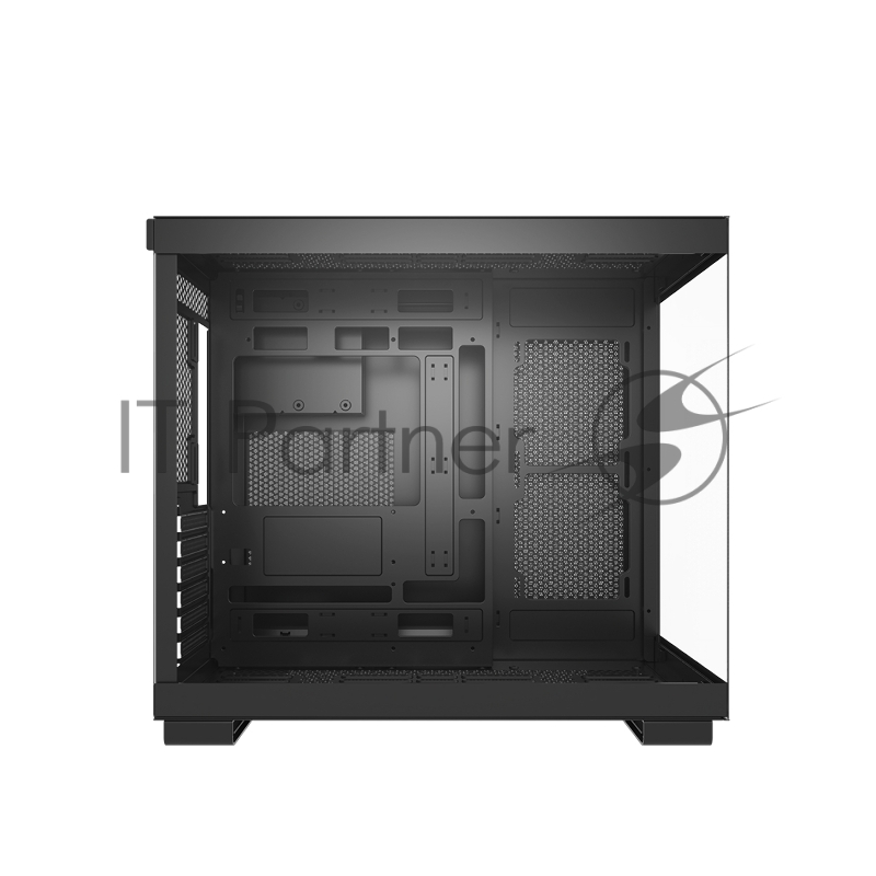 Корпус без блока питания/ PCCOOLER C3 T500 BK, Panoramic Mid Tower, Black, TG, 0.7 SPCC, no fans ATX, mATX, mITX 175/400/200mm 1x2.5, 2x3.5, 6xPCI 1xUSB-C 3.1, 2xUSB-A 3.0 415x295x368mm