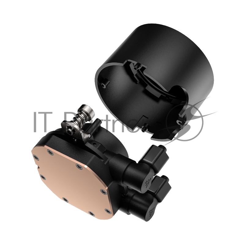 Система охлаждения/ PCCooler DA360 ARGB BK (280W, 360mm, Black, ARGB/ Fans: 3x120mm, 72.1CFM, 33.8dBA, 1800RPM/ Pump height 55mm, 28dBA, 3000RPM, Rad thickness 27mm/ S: 1851, 1700, 1200, 20XX, 115X, AM5, AM4)