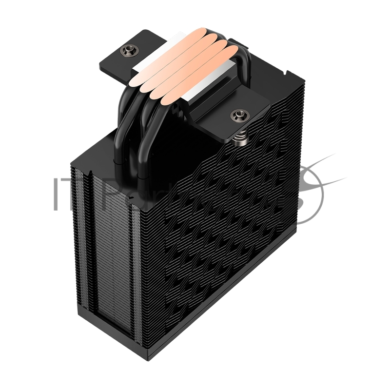 Кулер для процессора/ PCCooler RZ400 V2 BK (230W, 4-pin PWM, 155mm, Al/Cu, 4x6mm, 1x120mm, 86.73CFM, 32dBA, 2200RPM, S: 1851/1700/1200/115X, AM5/AM4, black)